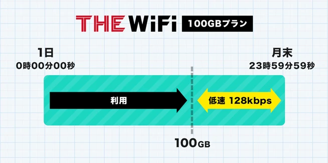 THEWiFiの100GBプラン